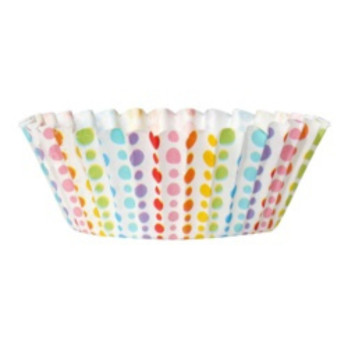 Tala Rainbow Dotty Mini Cupcake Cases Pack 100