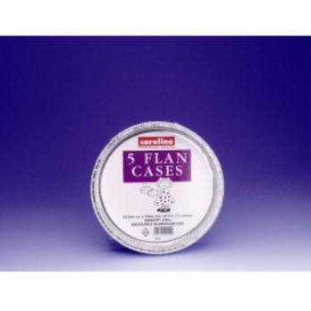 Caroline Foil Flan Case 8" Pack 6