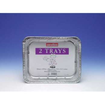Caroline Foil Tray 2 Pack 236mm x 297mm x 59mm