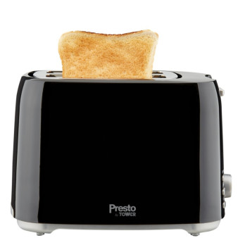 Tower Presto 2 Slice Toaster Black