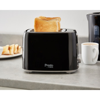 Tower Presto 2 Slice Toaster Black