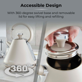 Tower Cavaletto Pyramid Kettle Mushroom 1.7L