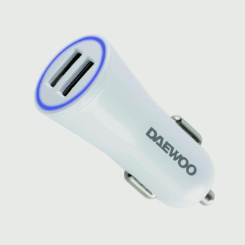 Daewoo Double USB Car Charger 2.4a