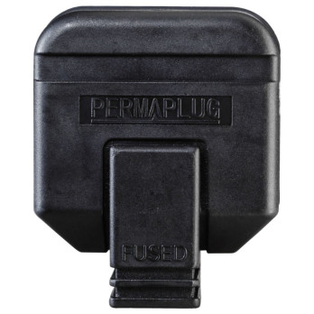 Masterplug Heavy Duty Plug 13 Amp Black