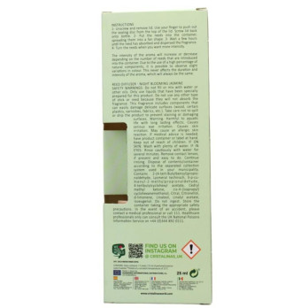 Cristalinas Reed Diffuser 25ml Night Blooming Jasmine