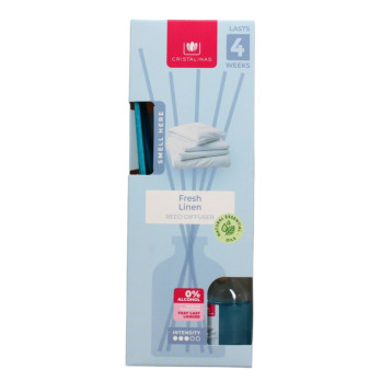 Cristalinas Reed Diffuser 25ml Fresh Linen