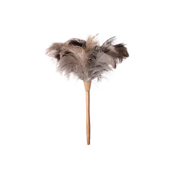 Groundsman Ostrich Feather Duster With Bamboo Handle Handle 30cm/Duster 18cm