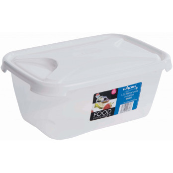 Wham Rectangular Food Storage White 1.2L