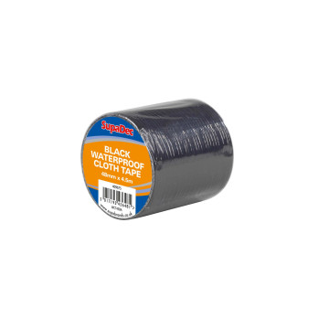 SupaDec Waterproof Cloth Tape 48mm x 4.5m Black