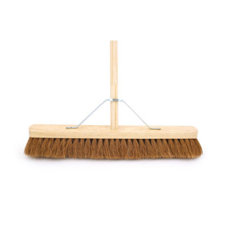 Hill Brush Soft Coco Broom & Handle 24"