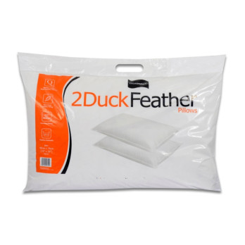 Easy Comfort Twin Duck Feather Pillows