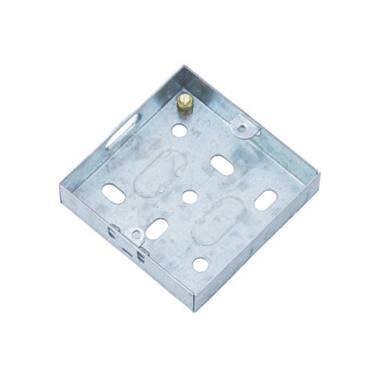 Securlec Metal Back Box 1 Gang 16mm