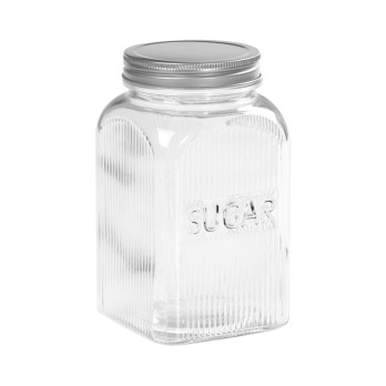 Tala Glass Jar With Screw Top Lid Sugar 1250ml