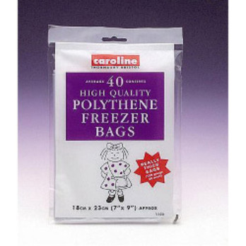 Caroline Freezer Bags (40) 7" x 9" (18 x 23cm)