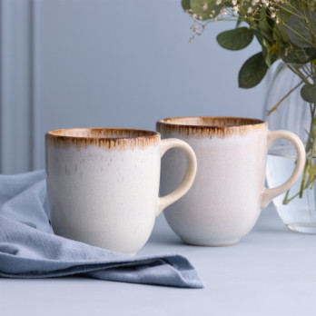Mason Cash Reactive Mug 400ml Cream
