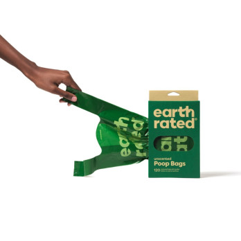 Earth Rated 120 Easy Tie Handle Poop Bags Unscented