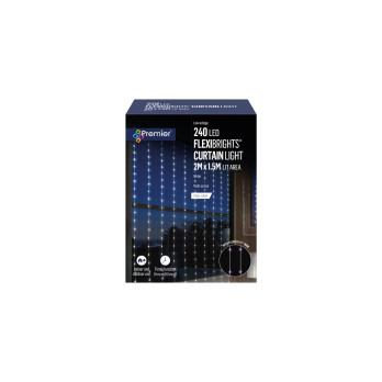 Premier 240 LEDs Flexibrights Curtain 2 x 1.5m White
