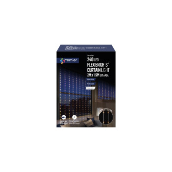 Premier 240 LEDs Flexibrights Curtain 2 x 1.5m Warm White