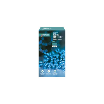 Premier 600 LED Multi Action Battery Operated TIMELIGHTS™ Blue/Green