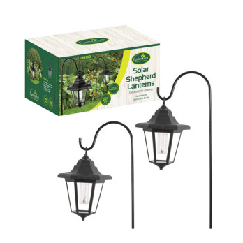 GardenKraft Solar Shepherd Lantern 2 Piece