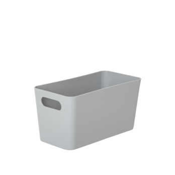 Wham Studio Rectangular Basket 20 x 10 x 10cm Cool Grey