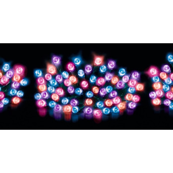 Premier 200 LED Multi Action Supabrights With Timer Rainbow/Green Cable