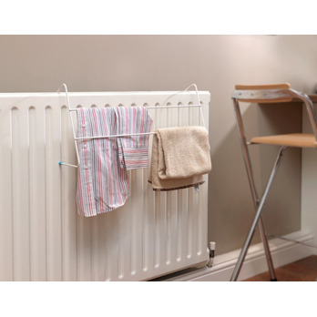 SupaHome Radiator Rack 2 Bar - Non-slip non-scratch feet