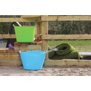 Red Gorilla Flexible Large Tub Black - Capacity 55L