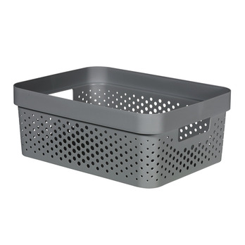 Curver Infinity Dots Box 11L Dark Grey