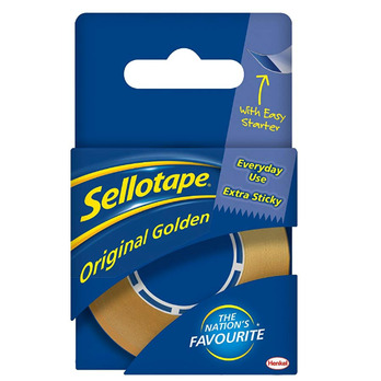 Sellotape Original Golden Tape 18mm x 25m
