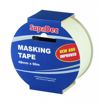 SupaDec Masking Tape 48mm x 50m - decoration, paint or wallpaper