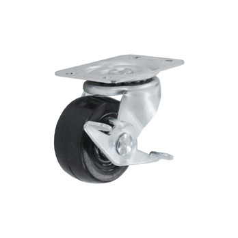 Smiths Ironmongery Swivel Castor Wheel With Brake 50mm