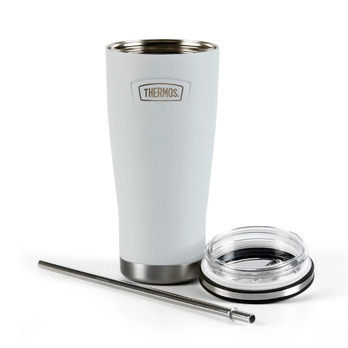 Thermos Icon Cold Cup With Stainless Steel Straw 710ml Harebell Blue