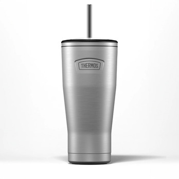 Thermos Icon Cold Cup With Stainless Steel Straw 710ml Stainless Steel