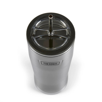 Thermos Icon Cold Cup With Stainless Steel Straw 710ml Stainless Steel