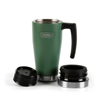 Thermos Icon Travel Mug 470ml Rock Cap Green