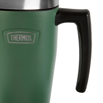Thermos Icon Travel Mug 470ml Rock Cap Green