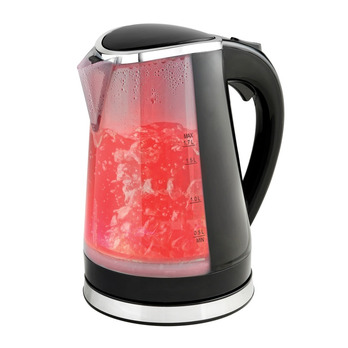 Quest Illuminated Kettle Black - Colour Indicates when Hot