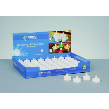 Premier Flickering LED Tealights