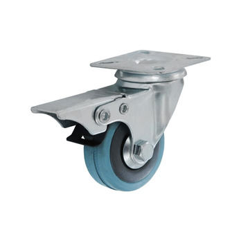 Smiths Ironmongery Swivel Castor Wheel With Brake 50mm