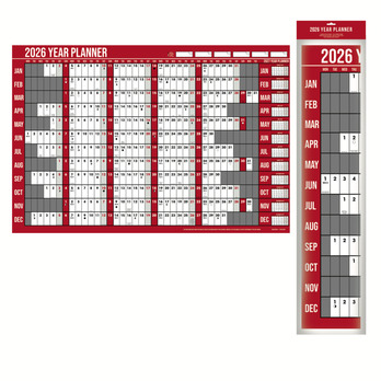 Ig Design Commercial Yearly Wall Planner