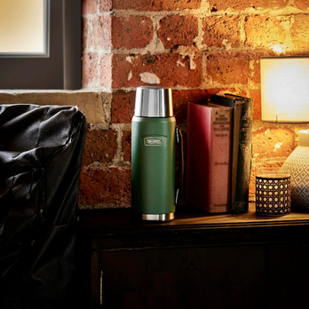 Thermos Icon Series Flask 1.2L Rock Cap Green