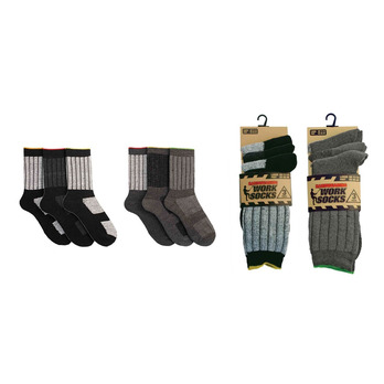 RJM Mens Work Socks Pack 3, UK 7-11