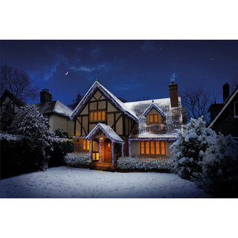 Premier 5000 LED Multi Action Cluster Brights With Timer Multi Coloured /Green Cable