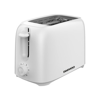 Daewoo Plastic Toaster 2 Slice Pure White