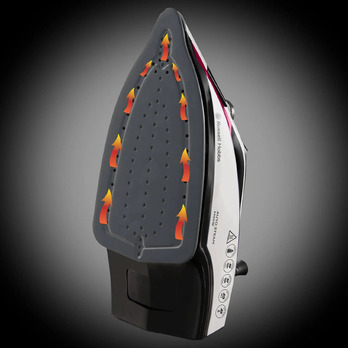 Russell Hobbs Auto Steam Iron - non-stick soleplate