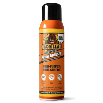 Gorilla Heavy Duty Spray Adhesive 400ml - Indoor/Outdoor - Multi-purpose, Multi-surface