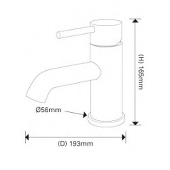 SP Spiral Basin Mixer Tap - Suitable for high and low water pressure systems