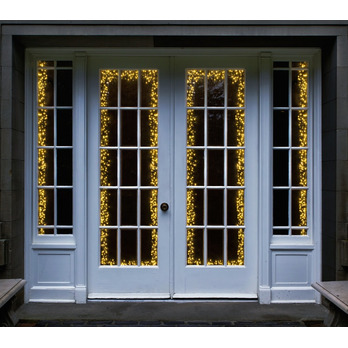 Premier 3000 LED Multi Action Cluster Brights With Timer Vintage Gold/Green Cable