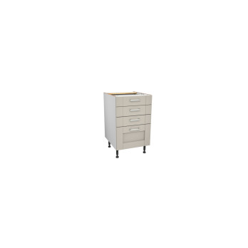 Gower Rapide Verona Pebble 4 Drawer Unit 500mm